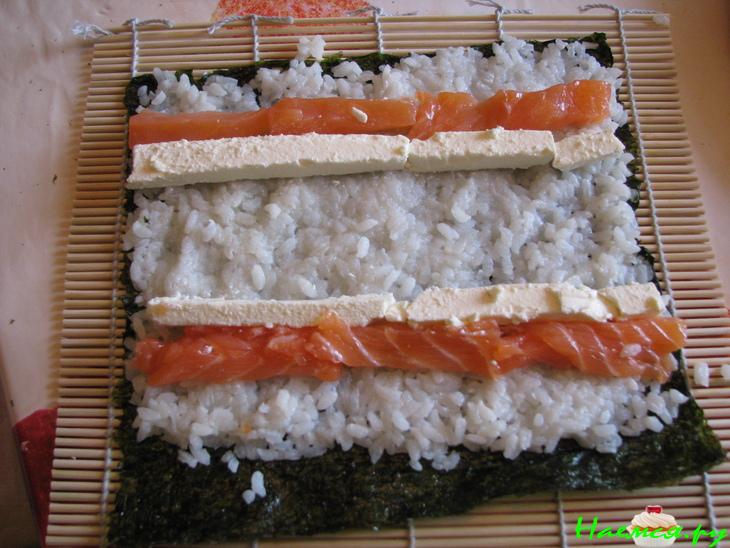 Роллы для ужина с друзьями