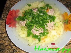 Суп из фрикаделек