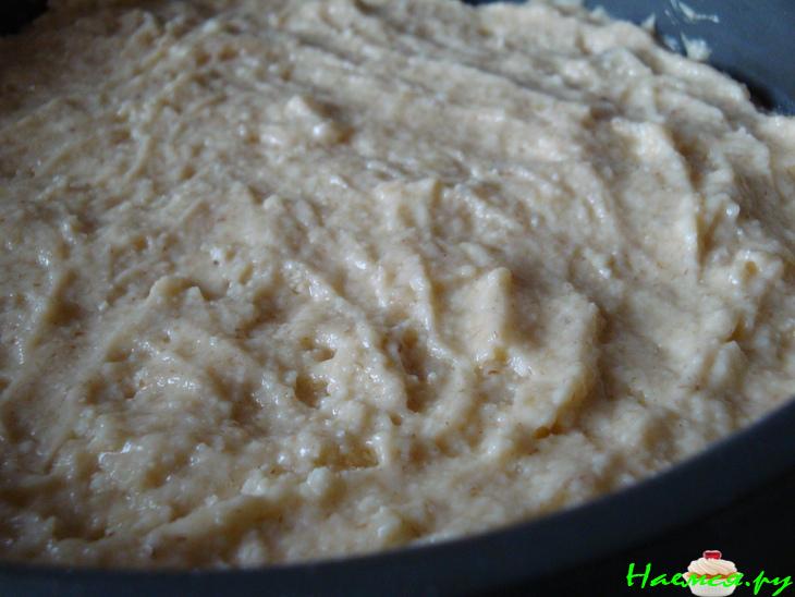 Бананово-шоколадный кекс с орехами и лимонной глазурью. Любимый