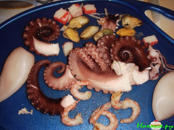 Салатик из морепродуктов Салатик из морепродуктов