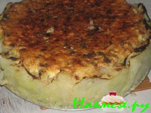 Капустный каравай с гусиным паштетом