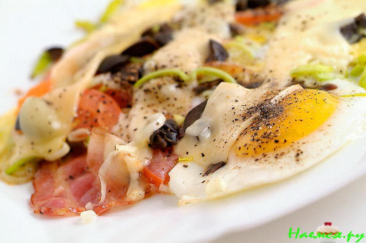 Яичница с беконом