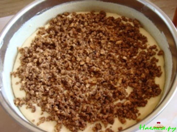 Сметанно-ореховый пирог Сметанно-ореховый пирог