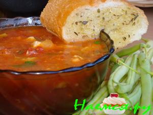 Томатный суп в итальянском стиле