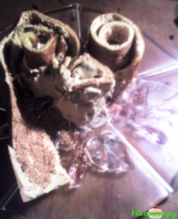 Бисквитный торт "Валентинка"