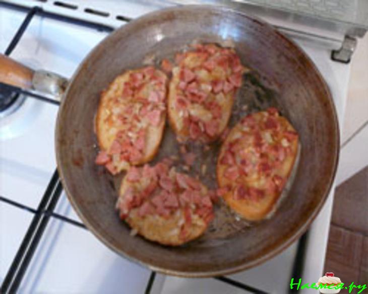 Быстрая пицца с сосистками