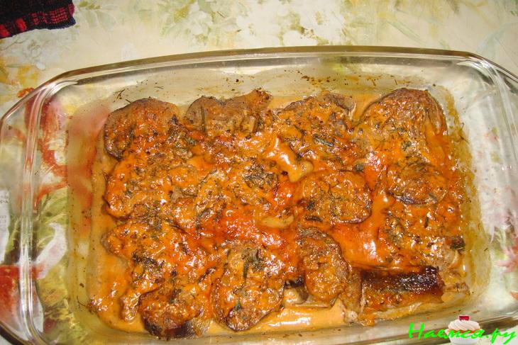 Минтай запеченный