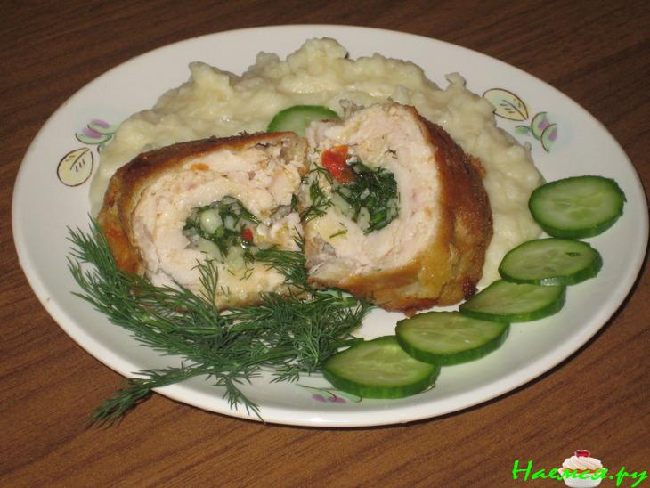 Котлеты по-киевски с паприкой и чесноком Котлеты по-киевски с паприкой и чесноком