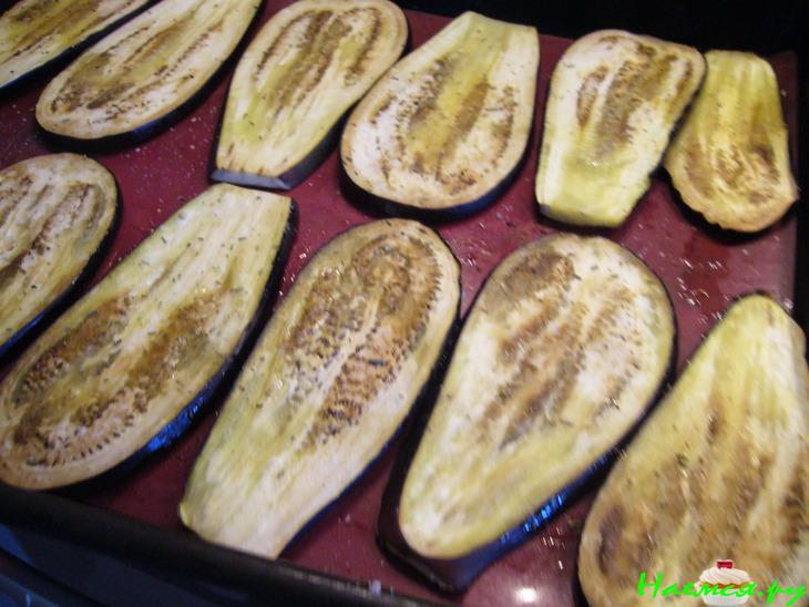 Melanzane alla parmigiana (баклажановые рулетики с моцареллой)