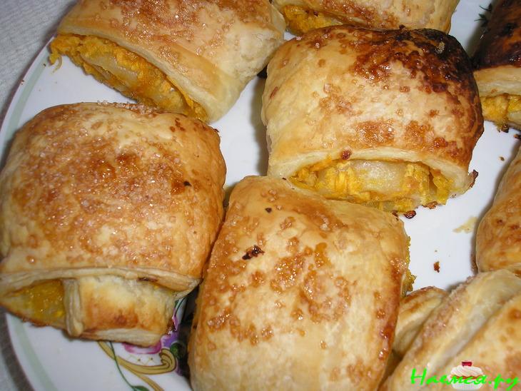 Рулетики с тыквой