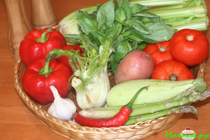 Минестроне с беконом Минестроне с беконом