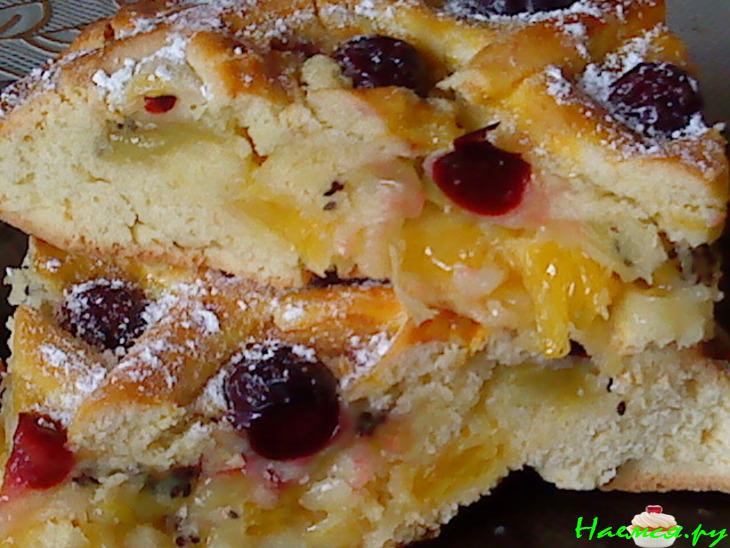 Пирог трёхслойный