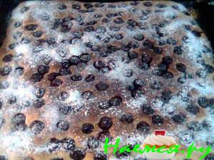 Вишнёвый пирог к чаю