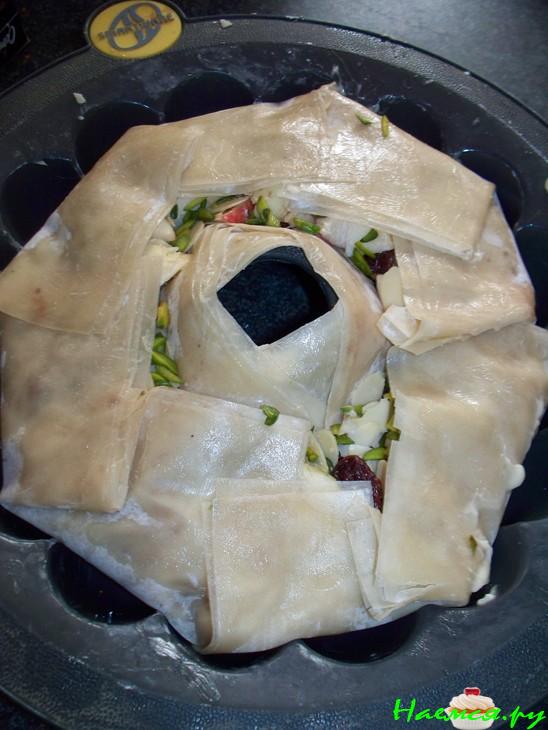 Вариант яблочного пирога из теста фила !!!