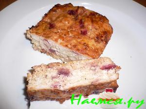 Курино-вишневая запеканка Курино-вишневая запеканка