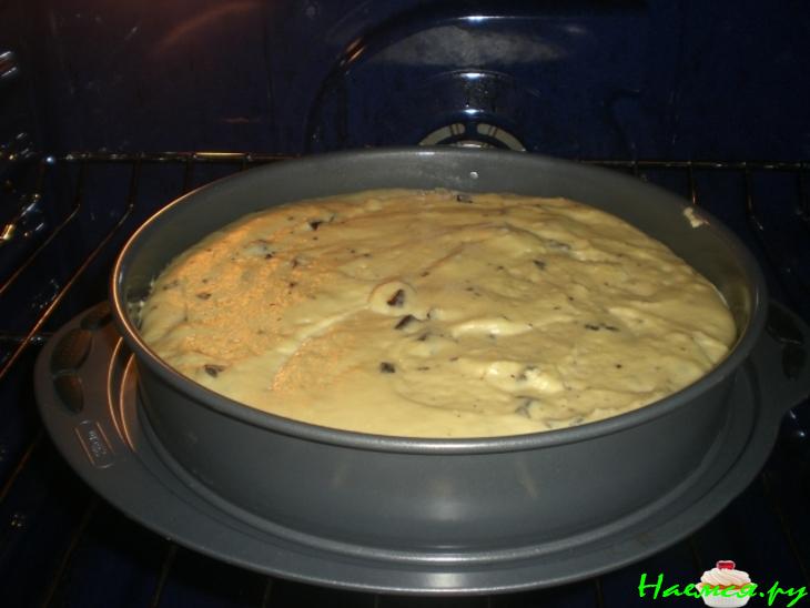 Шоколадно-творожный торт