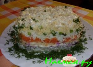 Салат "Птичье молоко" Салат "Птичье молоко"