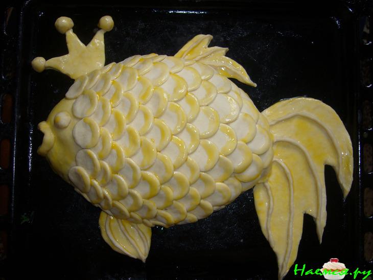 Рыбный пирог &laquo;Золотая рыбка&raquo;