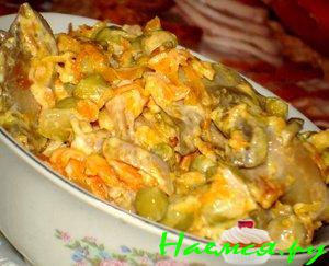 Салат куриный "Сытный" Салат куриный "Сытный"