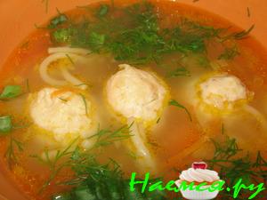 Суп с фрикадельками для маленьких приверед