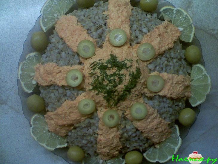 Салатик из перловки