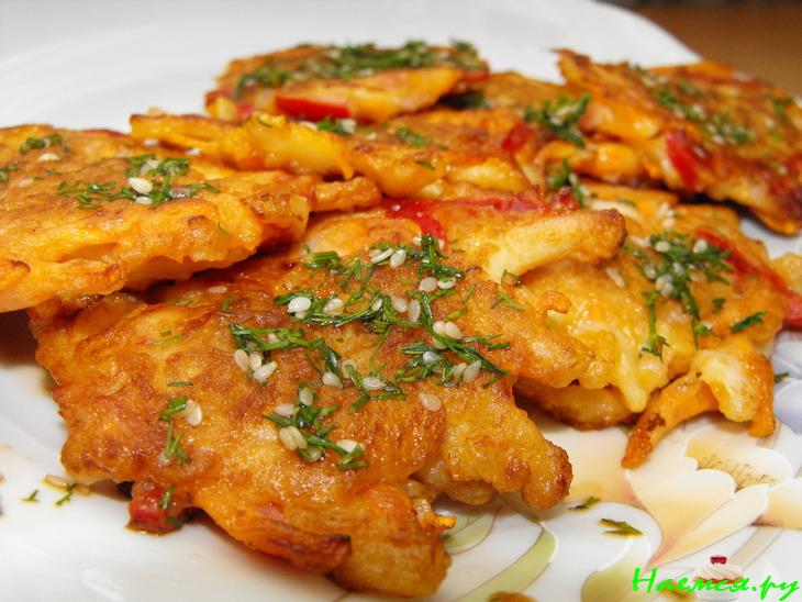 Оладьи по-корейски Оладьи по-корейски