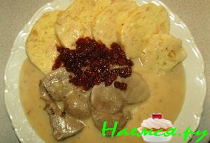 Филейная вырезка в соусе Филейная вырезка в соусе