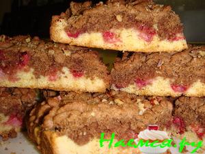 Пирожное "Клубничка в какао"