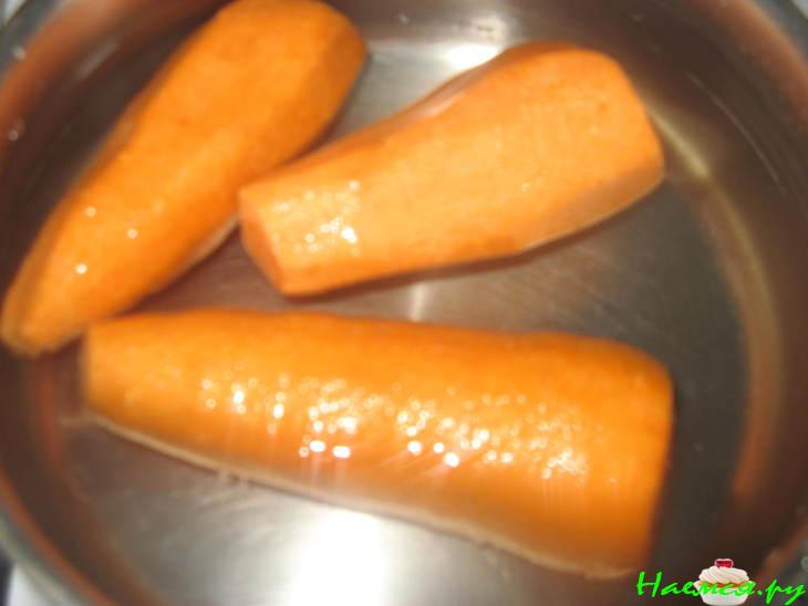 Морковь фаршированная мясом в кляре Морковь фаршированная мясом в кляре