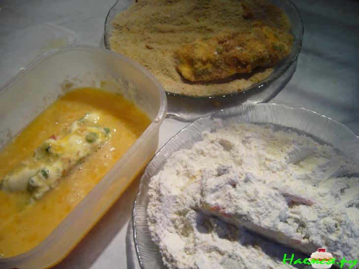 Сырно-овощные палочки