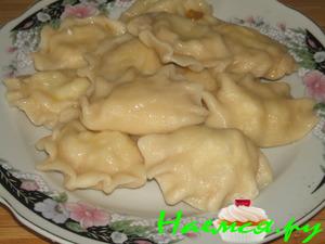 Вареники с картошкой и творогом