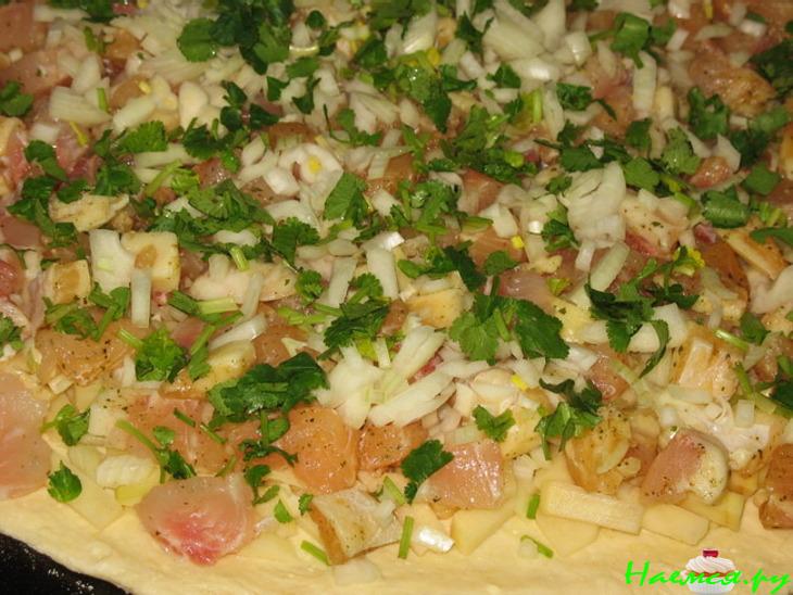 "Рыбный пирог с пангасиусом и картофелем" "Рыбный пирог с пангасиусом и картофелем"