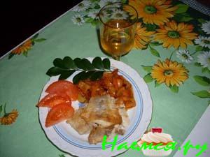 Рыба в овощном соусе Рыба в овощном соусе