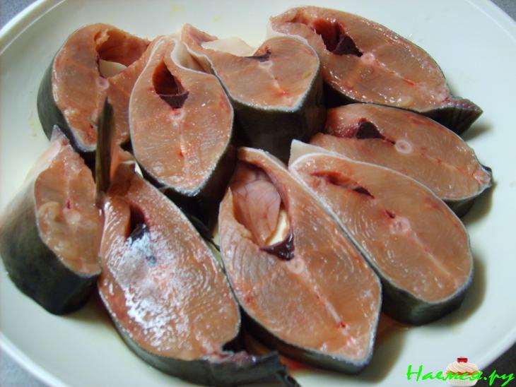 Лосось запеченный с картофелем