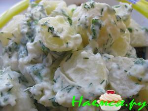 Молодой картофель с зеленью (два варианта) Молодой картофель с зеленью (два варианта)