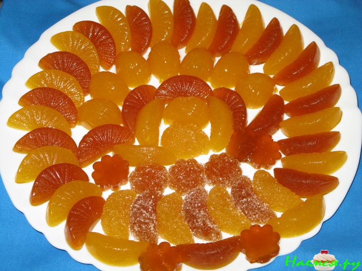 Мармелад апельсиновый и из маракуйи