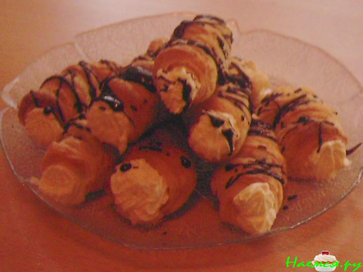 Сливочные трубочки