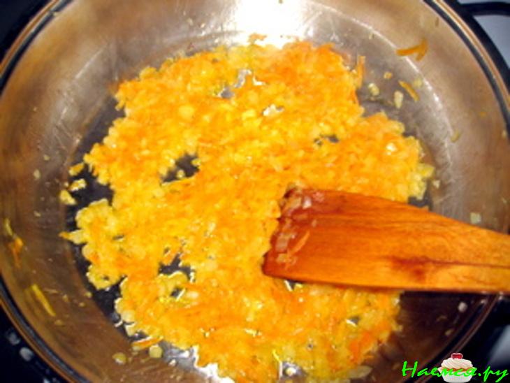 Cуп чечевичный с грибами