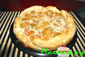 Абрикосовый пирог из слоеного теста Абрикосовый пирог из слоеного теста