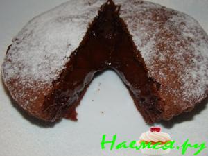 Кекс шоколадный из минимума продуктов