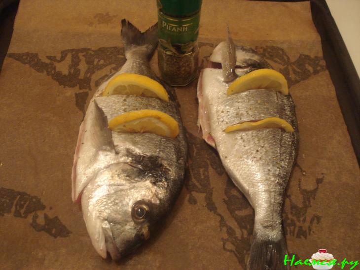 Ципура (окунь) запечённая