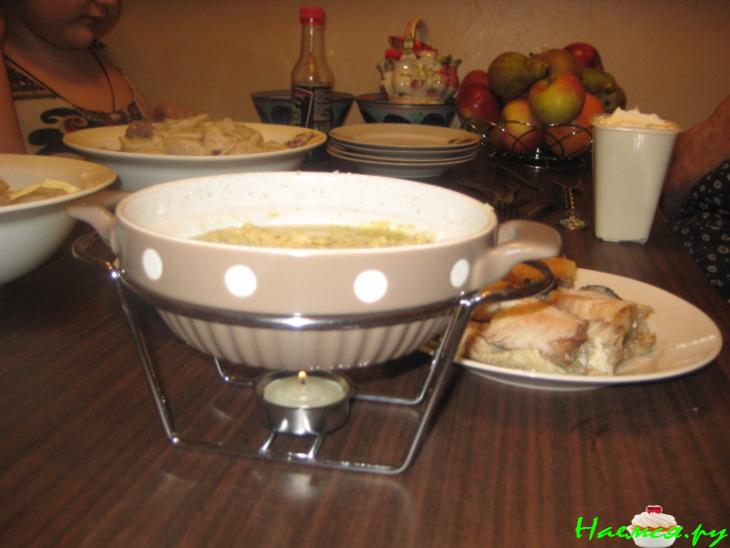 Фондю под названием «Рокфор»