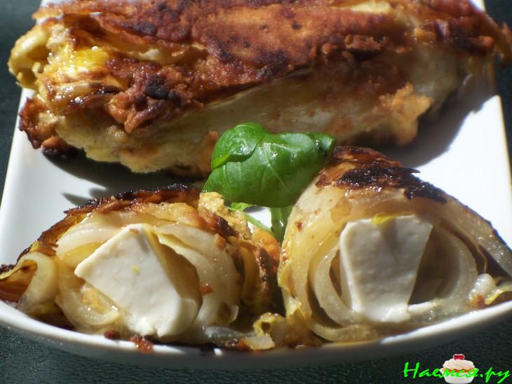 Цикорий с сыром по-Канадски