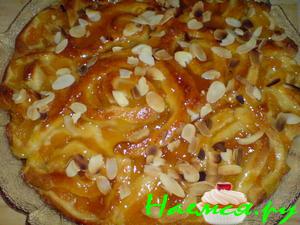 Абрикосовый пирог с творогом