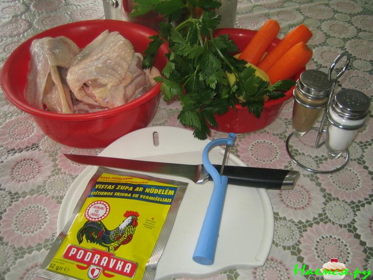 Куриный суп (быстро, дёшево и вкусно)