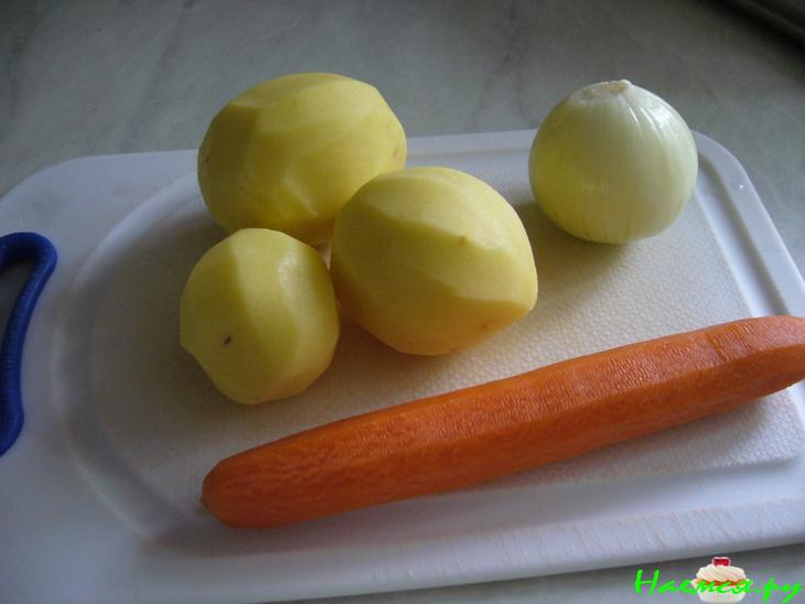 Суп с галушками и фрикадельками