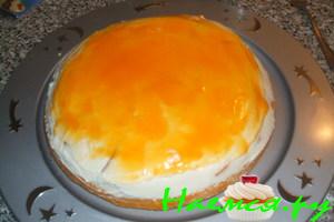 Торт персиковый