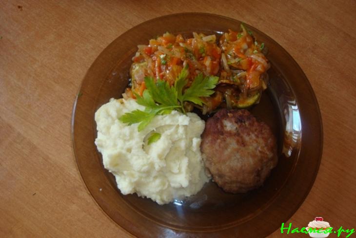 Блюдо кабачков