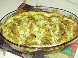 Мясная запеканка со смешанным фаршем