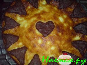 Творожный ванильный пирожок Творожный ванильный пирожок